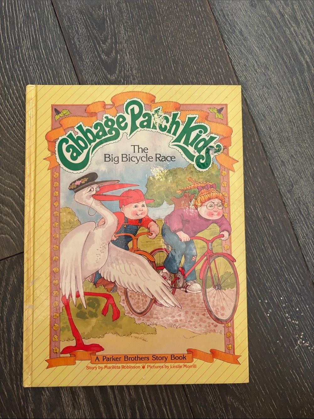 Cabbage Patch Kids: The Big Bicycle Race – Yellow Kids Storybook